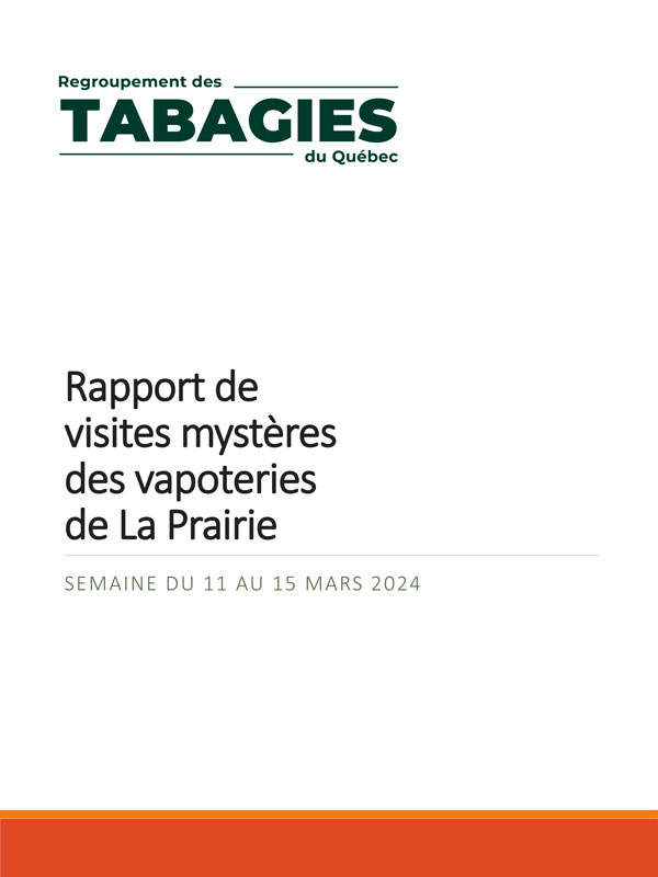 rapport La Prairie